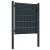 Poartă de gard, antracit, 100x81 cm, PVC și oțel   GartenMobel Dekor