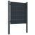 Poartă de gard, antracit, 100x101 cm, PVC și oțel   GartenMobel Dekor