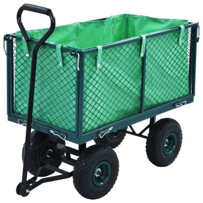 Cărucior manual de grădină, verde, 350 kg GartenMobel Dekor