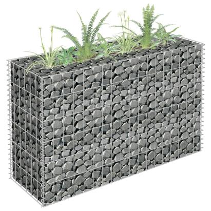Strat înălțat gabion, 90 x 30 x 60 cm, oțel galvanizat GartenMobel Dekor