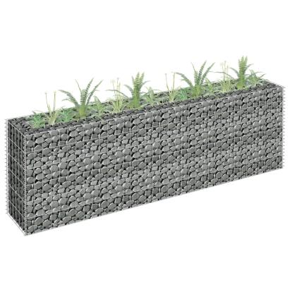Strat înălțat gabion, 180 x 30 x 60 cm, oțel galvanizat GartenMobel Dekor
