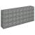 Strat înălțat gabion, 180 x 30 x 90 cm, oțel galvanizat GartenMobel Dekor