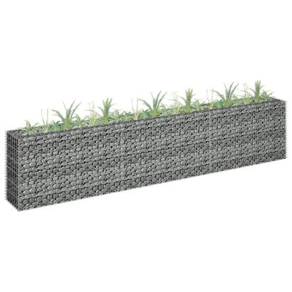 Strat înălțat gabion, 270 x 30 x 60 cm, oțel galvanizat GartenMobel Dekor