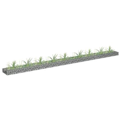 Strat înălțat gabion, 360x30x10 cm, oțel galvanizat GartenMobel Dekor