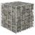 Strat înălțat cub gabion, 40 x 40 x 40 cm, sârmă de oțel GartenMobel Dekor