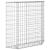 Strat înălțat gabion trapez, 100x20x100 cm, oțel galvanizat GartenMobel Dekor