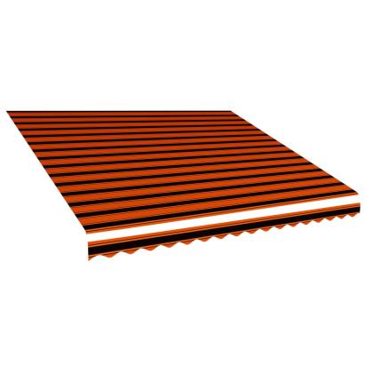 Pânză de copertină, portocaliu și maro, 400 x 300 cm GartenMobel Dekor