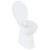 Vas WC fără ramă, închidere silențioasă, + 7 cm, alb, ceramică GartenMobel Dekor