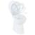 Vas WC fără ramă, închidere silențioasă, + 7 cm, alb, ceramică GartenMobel Dekor