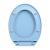 Capac WC cu închidere silențioasă, albastru, oval GartenMobel Dekor