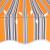 Copertină retractabilă manual cu LED, galben & albastru, 150 cm GartenMobel Dekor