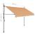 Copertină retractabilă manual cu LED, galben & albastru, 300 cm GartenMobel Dekor