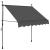 Copertină retractabilă manual cu LED, antracit, 100 cm GartenMobel Dekor