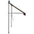 Copertină retractabilă manual cu LED, portocaliu & maro, 200 cm GartenMobel Dekor