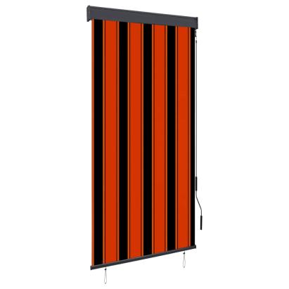 Jaluzea tip rulou de exterior, portocaliu și maro, 80 x 250 cm GartenMobel Dekor