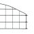 Set gard de grădină arcuit, verde, 77,3 x 26 cm GartenMobel Dekor