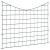 Set gard de grădină arcuit concav, verde, 77,5 x 64 cm GartenMobel Dekor