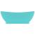 Chiuvetă lux preaplin verde deschis mat 58,5x39cm ceramică oval GartenMobel Dekor