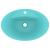 Chiuvetă lux preaplin verde deschis mat 58,5x39cm ceramică oval GartenMobel Dekor