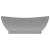 Chiuvetă lux cu preaplin gri deschis mat 58,5x39cm ceramic oval GartenMobel Dekor