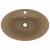 Chiuvetă lux cu preaplin, crem mat, 58,5x39 cm ceramică, oval GartenMobel Dekor