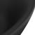 Chiuvetă lux cu preaplin, negru mat, 58,5x39 cm ceramică, oval GartenMobel Dekor