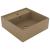Chiuvetă lux cu preaplin, crem mat, 41x41 cm, ceramică, pătrat GartenMobel Dekor
