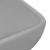 Chiuvetă dreptunghiulară lux gri deschis mat 71x38 cm ceramică GartenMobel Dekor