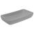 Chiuvetă dreptunghiulară lux gri deschis mat 71x38 cm ceramică GartenMobel Dekor