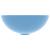 Chiuvetă pentru baie, albastru deschis, ceramică, rotund GartenMobel Dekor