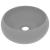 Chiuvetă baie lux gri deschis mat 40x15 cm ceramică rotund GartenMobel Dekor
