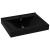 Chiuvetă baie lux, orificiu robinet negru mat 60x46 cm ceramică GartenMobel Dekor
