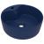 Chiuvetă de lux cu preaplin, albastru mat, 36 x 13 cm, ceramică GartenMobel Dekor