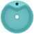 Chiuvetă de lux cu preaplin verde deschis mat 36x13 cm ceramică GartenMobel Dekor
