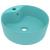 Chiuvetă de lux cu preaplin verde deschis mat 36x13 cm ceramică GartenMobel Dekor
