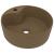 Chiuvetă de lux cu preaplin, crem mat, 36 x 13 cm, ceramică GartenMobel Dekor