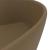 Chiuvetă de lux cu preaplin, crem mat, 36 x 13 cm, ceramică GartenMobel Dekor
