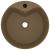 Chiuvetă de lux cu preaplin, crem mat, 36 x 13 cm, ceramică GartenMobel Dekor