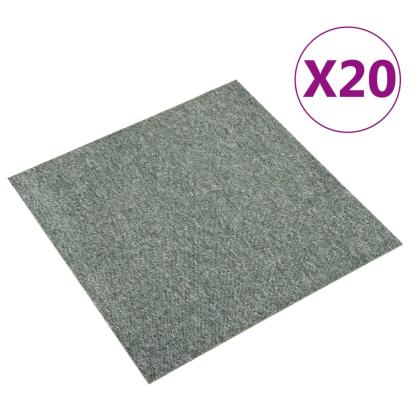 Plăci de pardoseală, 20 buc., verde, 50 x 50 cm, 5 m² GartenMobel Dekor