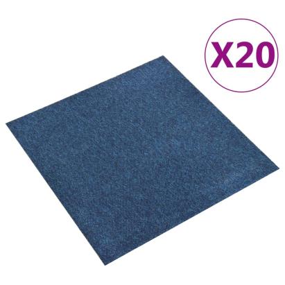 Plăci de pardoseală, 20 buc., albastru închis, 50 x 50 cm, 5 m² GartenMobel Dekor
