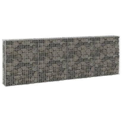 Perete gabion cu capace, 300 x 30 x 100 cm, oțel galvanizat GartenMobel Dekor