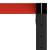 Cadru metalic banc de lucru, 80x57x79 cm, negru și roșu GartenMobel Dekor