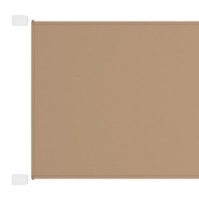 Copertină verticală, gri taupe, 140x420 cm, țesătură oxford GartenMobel Dekor