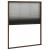 Plasă insecte plisse pentru ferestre, maro, 80x100 cm, aluminiu GartenMobel Dekor