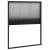 Plasă insecte plisse de ferestre, antracit, 60x80 cm, aluminiu GartenMobel Dekor