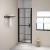 Ușă de duș, negru, 81 x 195 cm, sticlă securizată GartenMobel Dekor