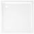 Cădiță de duș pătrată din ABS, alb, 80x80 cm GartenMobel Dekor