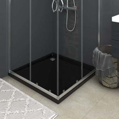 Cădiță de duș pătrată din ABS, negru, 90x90 cm GartenMobel Dekor
