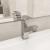 Robinet chiuvetă de baie retractabil, argintiu, 157x172 mm GartenMobel Dekor