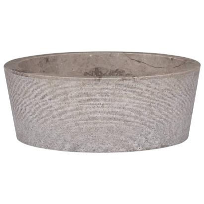 Chiuvetă, gri, Ø40x15 cm, marmură GartenMobel Dekor